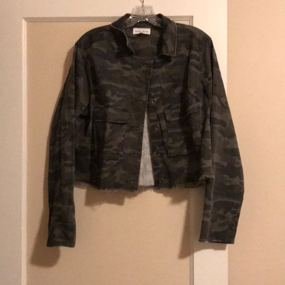 Cropped Camo Jacket